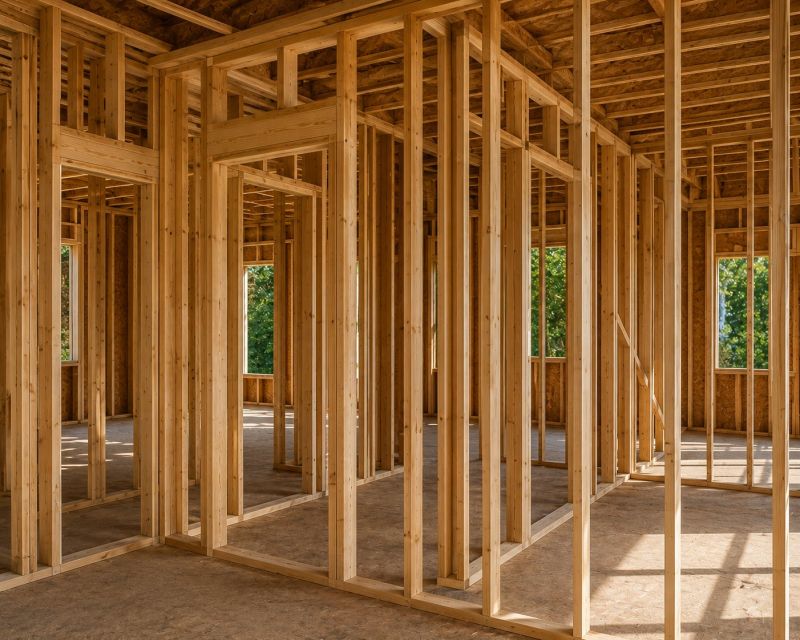 Basement Wall Framing in Kansas City, KS